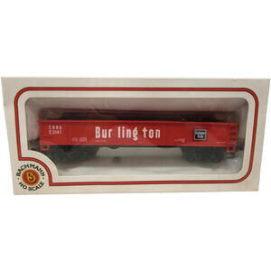 Bachmann HO Scale Burlington CG & Q E3141 42' Gondola NIB NOS
